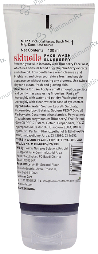 Skinella Face Wash Blueberry
