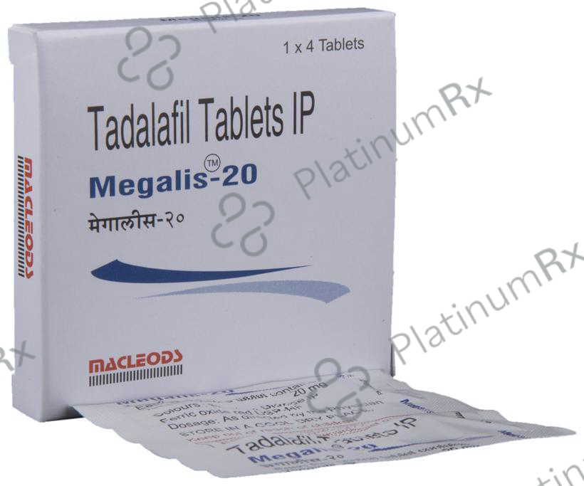 Megalis 20mg Tablet 4s