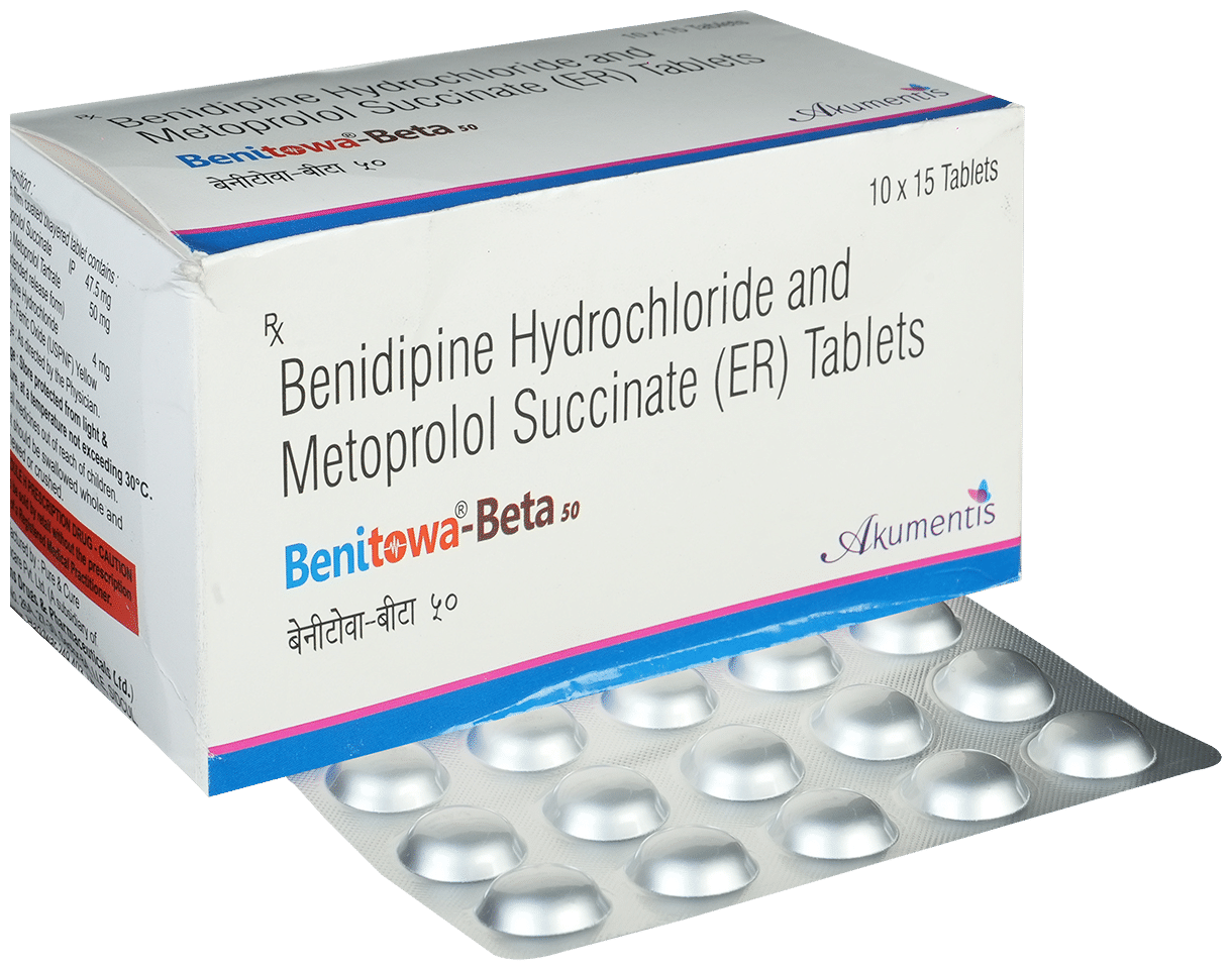 Benitowa Beta 8/50mg Tablet 15s