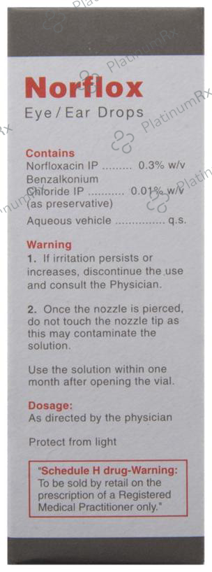 Norflox 0.3% Eye/Ear Drop 10ml