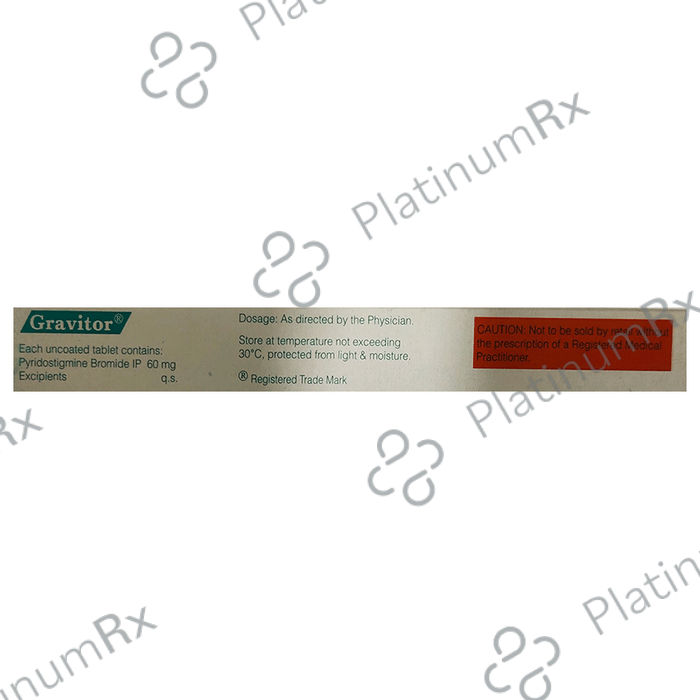 Gravitor 60mg Tablet 10s