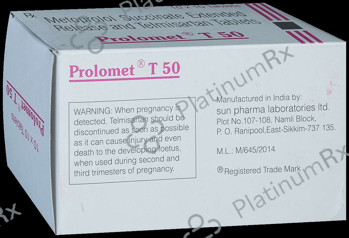 Prolomet T 50 50/40mg Tablet ER 10s