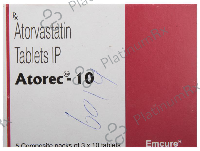 Atorec 10mg Tablet 10s