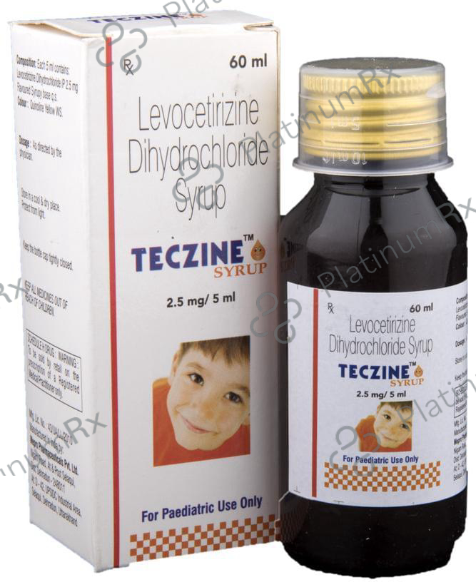 Teczine 2.5mg Syrup 60ml