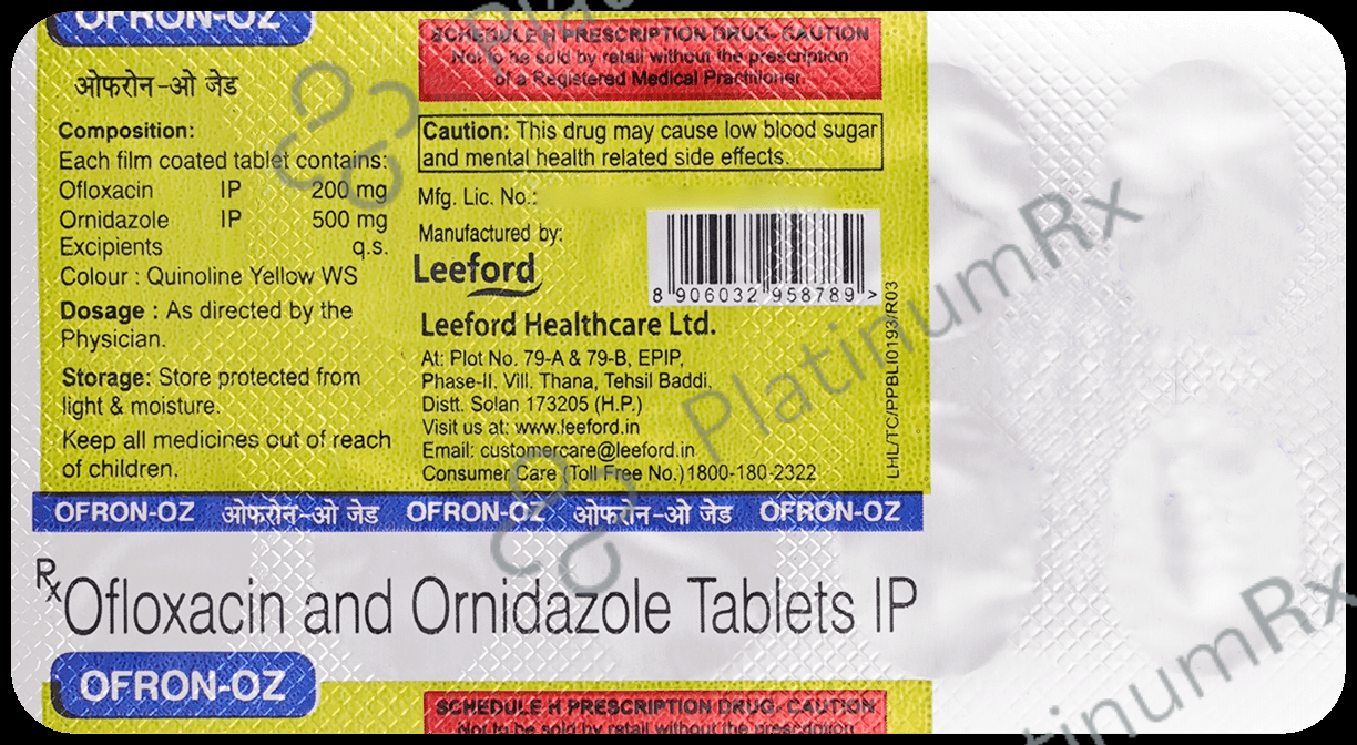 Ofron-OZ Tablet
