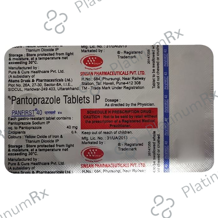 Panfirst 40 Tablet