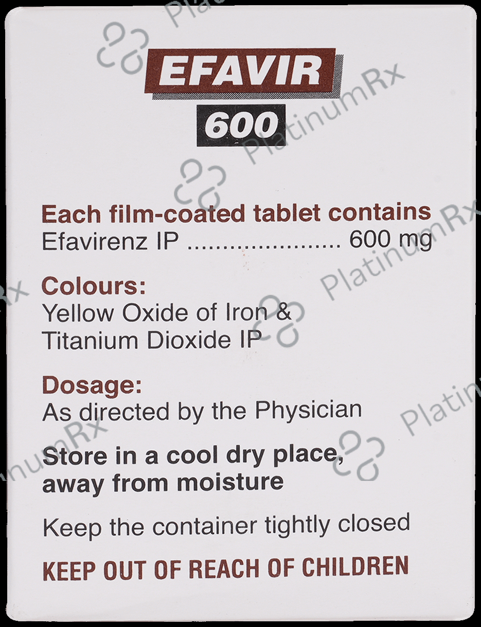 Efavir 600mg Tablet 30s