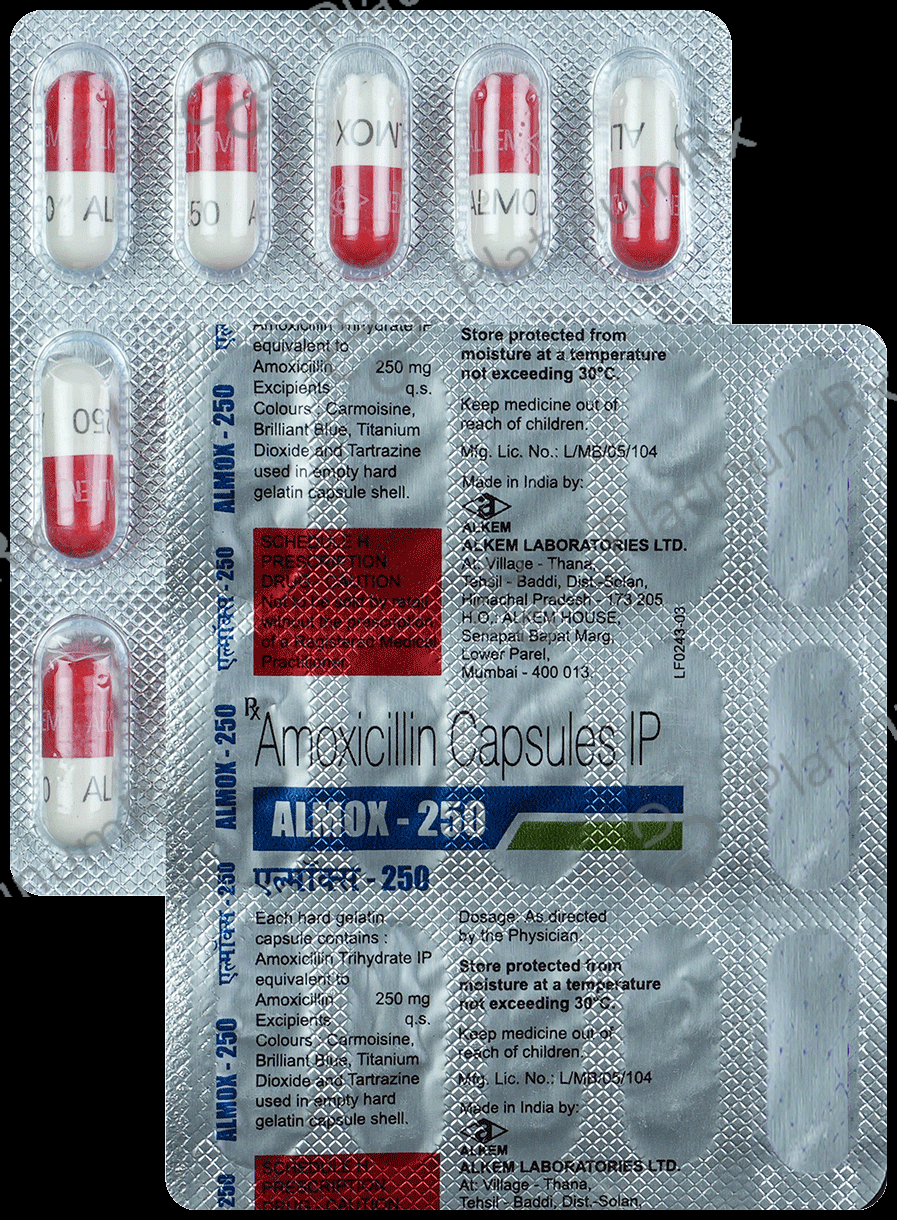 Almox 250mg Tablet DT