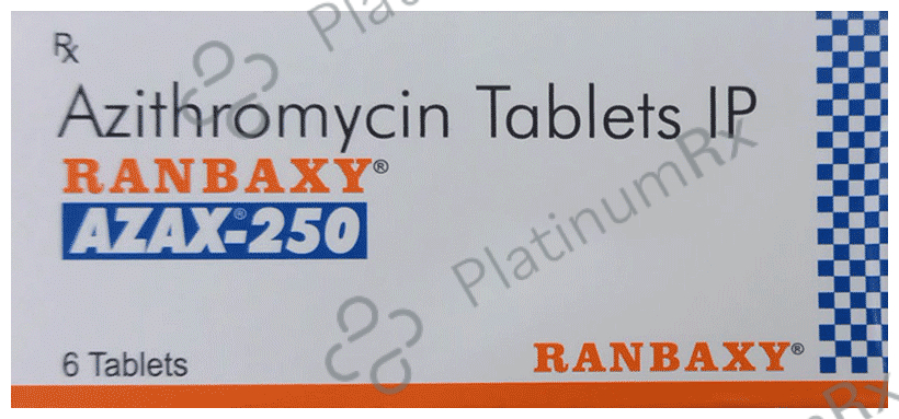 Azax 250mg Tablet 6s