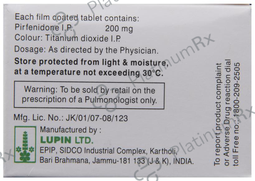 Fibrodone 200mg Tablet 10s