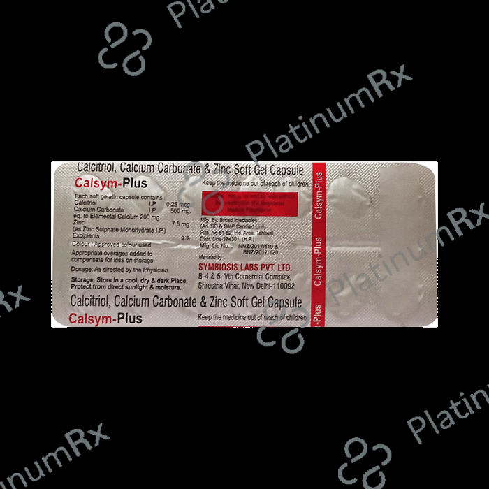 Calsym-Plus Soft Gel Capsule