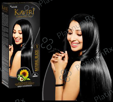 Kaveri Hair Color Cream Natural Black