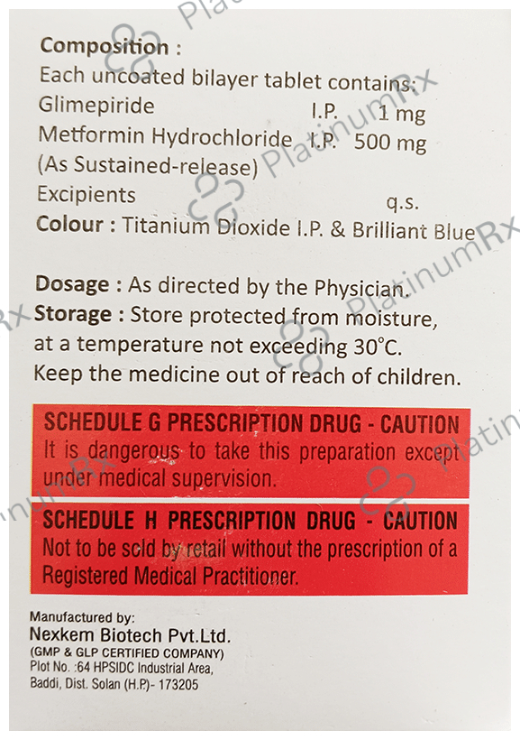 Glyphase M1 Tablet SR