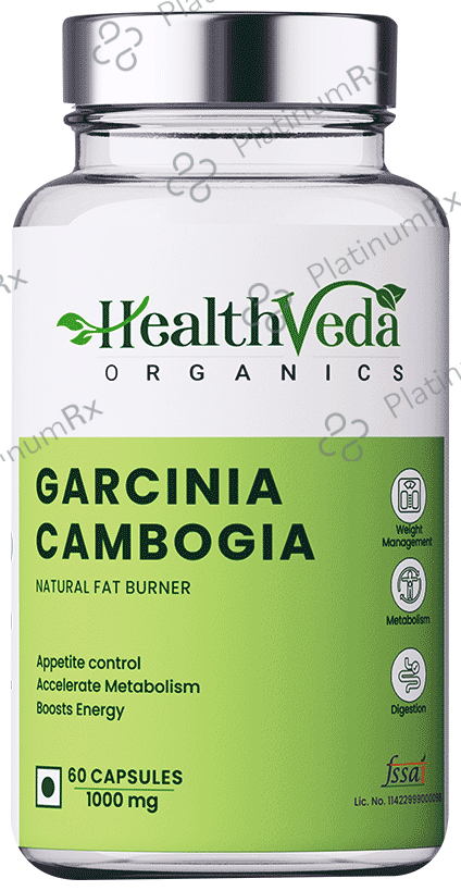 Health Veda Organics Plant Based Garcinia Cambogia Veg Capsule