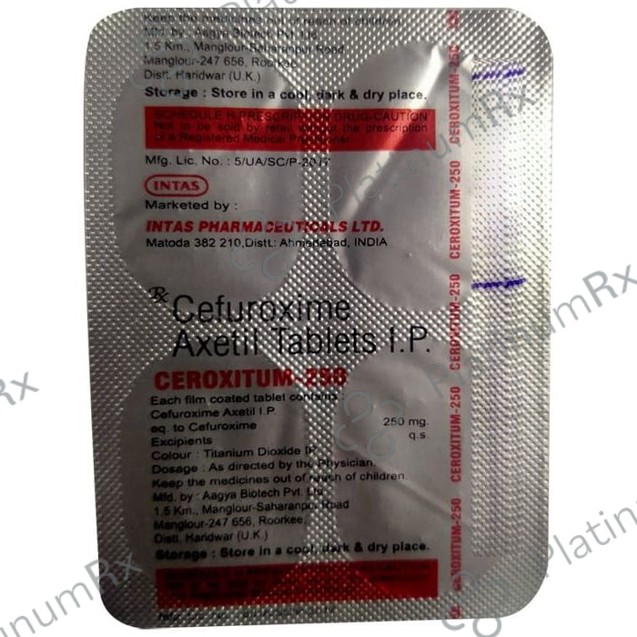 Ceroxitum 250mg Tablet