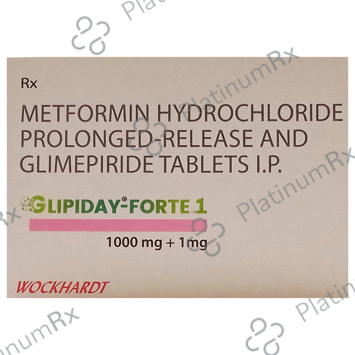 Glipiday-Forte 1 Tablet PR