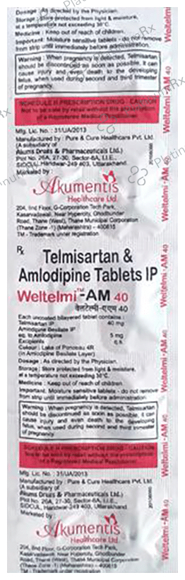 Weltelmi AM 40/5mg Tablet 10s