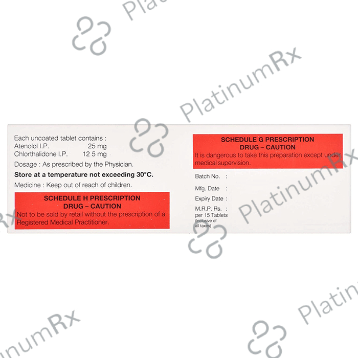 Tenoclor 25/12.5mg Tablet 15s