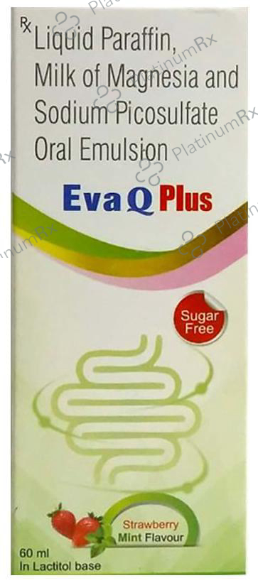 Eva Q Plus Oral Emulsion Strawberry Mint Sugar Free 60 Oral Emulsion
