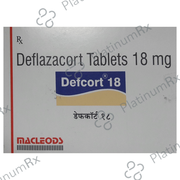 Defcort 18mg Tablet 6s
