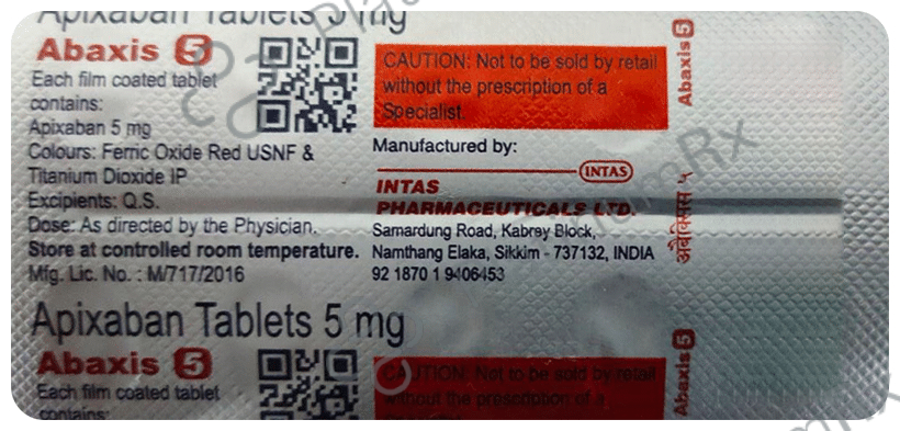 Abaxis 5mg Tablet 10s