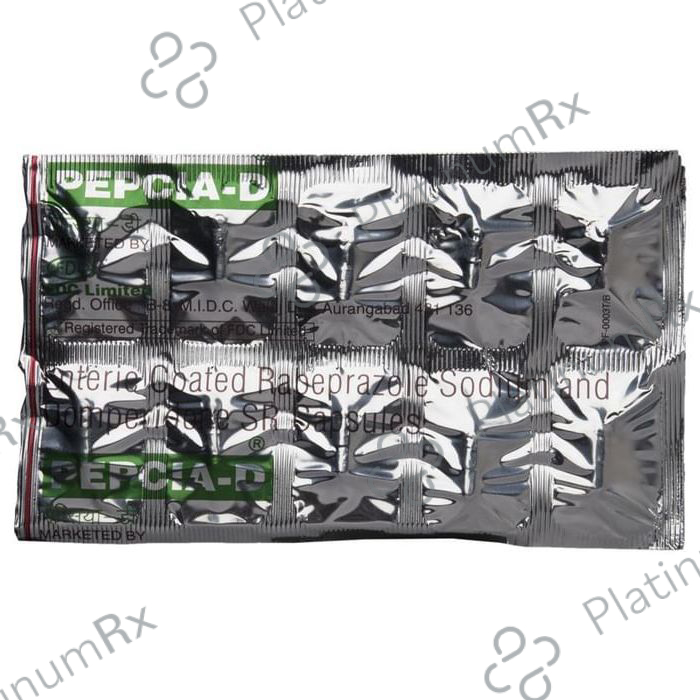 Pepcia D 30/20mg Capsule SR 10s