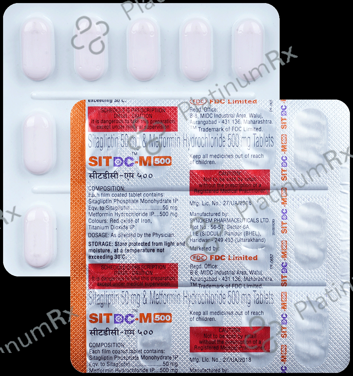 Sitdc M 50mg/500mg Tablet