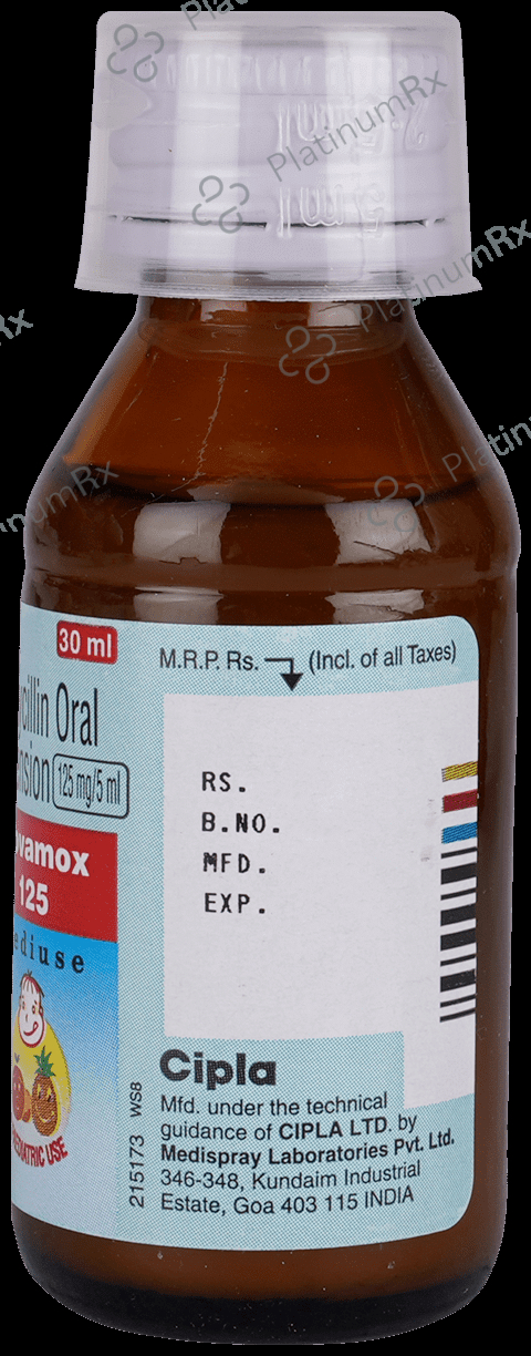 Novamox 125mg Rediuse Oral Suspension 30ml