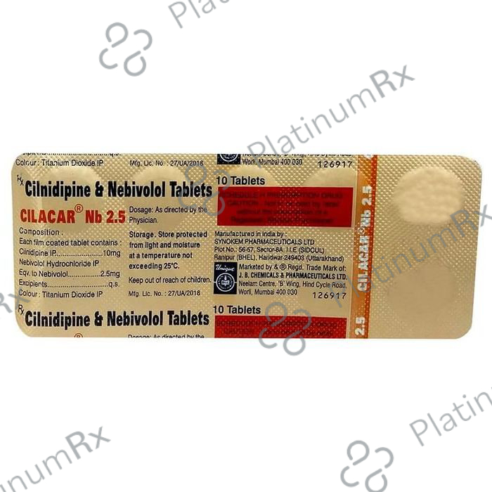 Cilacar NB 2.5 Tablet