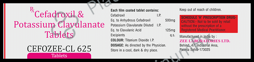 Cefozee CL 500mg/125mg Tablet