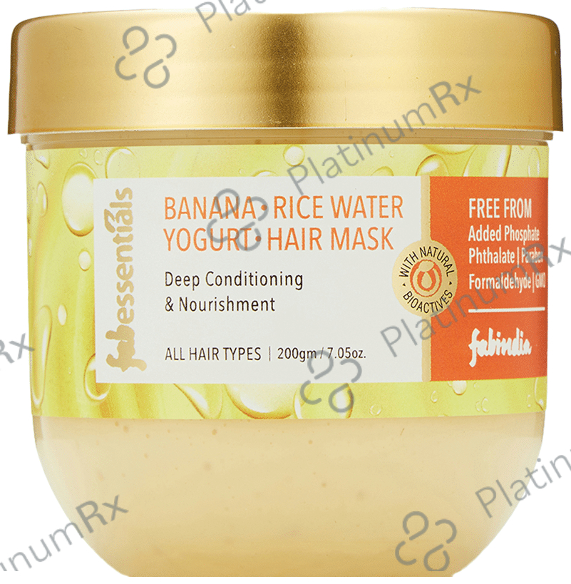 Fabessentials Banana, Rice Water and Yogurt Hair Mask