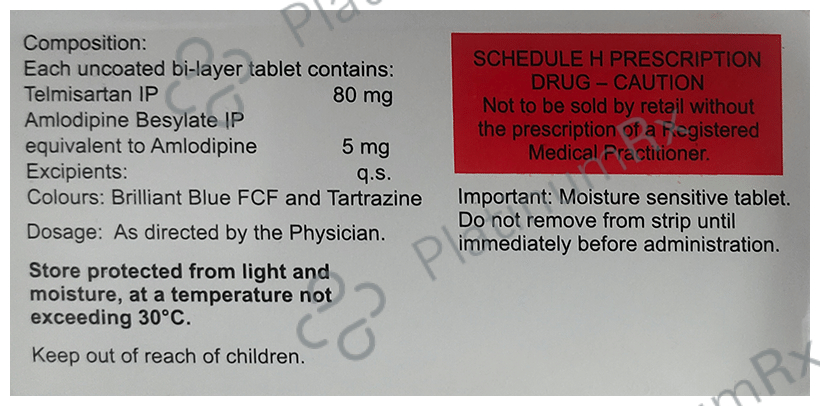 Telvas AM 5/80mg Tablet 15s