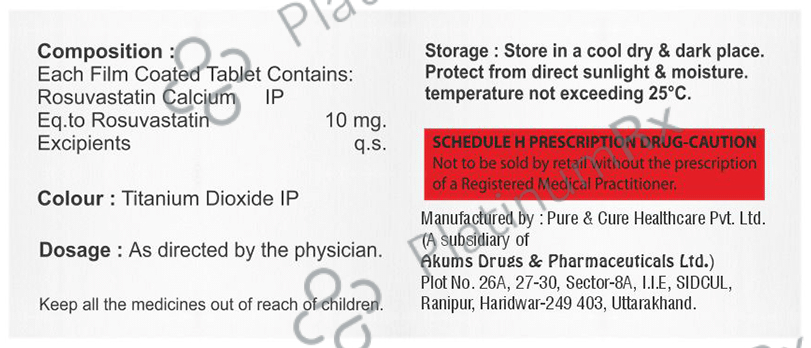 Rosuvil 10mg Tablet