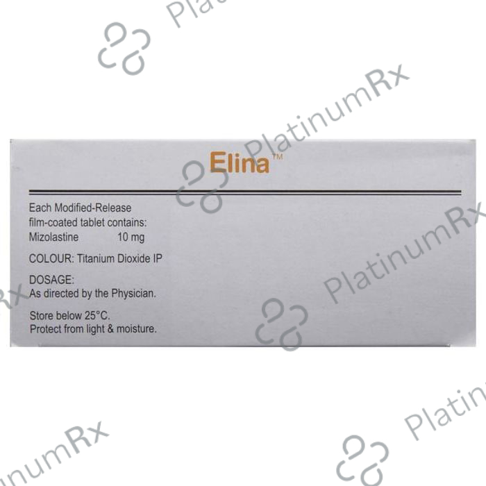 Elina 10mg Tablet MR 15s