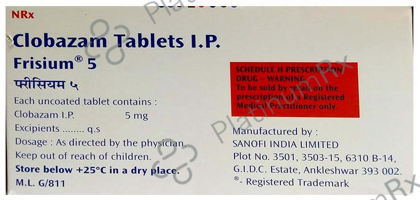 Frisium 5 Tablet 15s