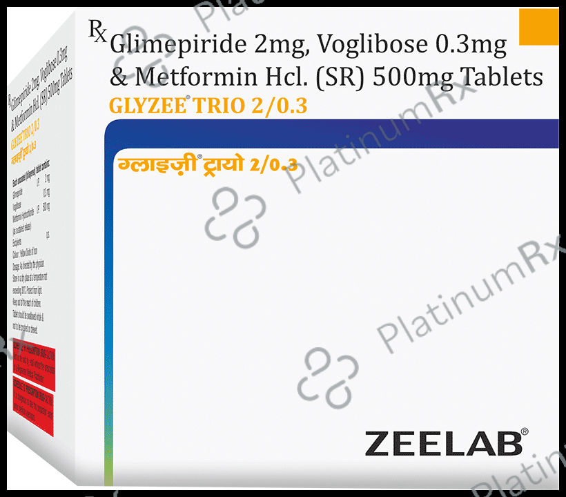 Glyzee Trio 2/0.3 Tablet SR