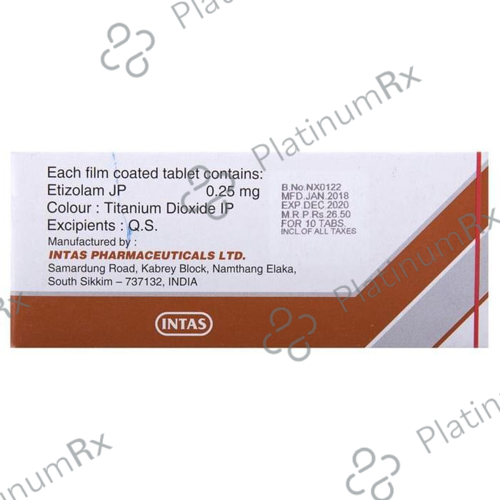 Etilaam 0.25 Tablet