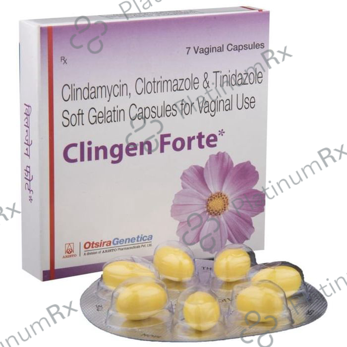 Clingen Forte 100/100/100mg Vaginal Capsule 7s