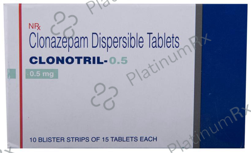 Clonotril 0.5mg Tablet 15s