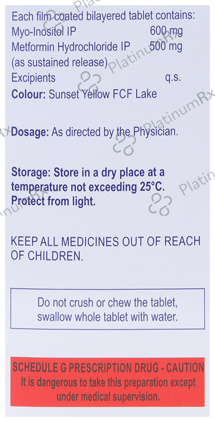 Myocyst M 500/600mg Tablet SR 10s