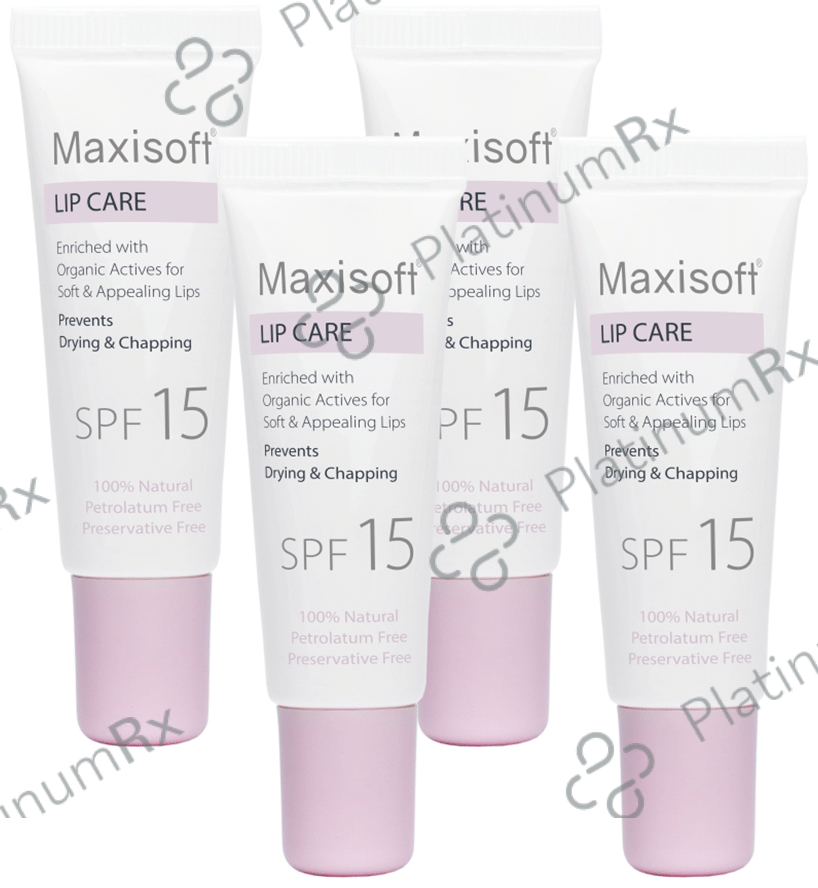 Maxisoft Lip Care SPF 15 (10gm Each) 4 Tubes
