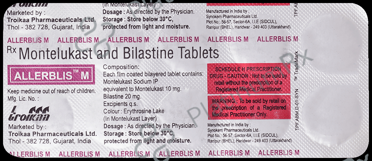 Allerblis M 20/10mg Tablet 10s