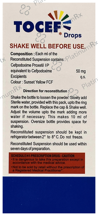 Tocef Oral Drops