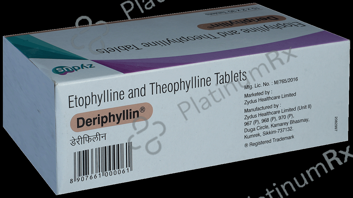 Deriphyllin 77/23mg Tablet 30s