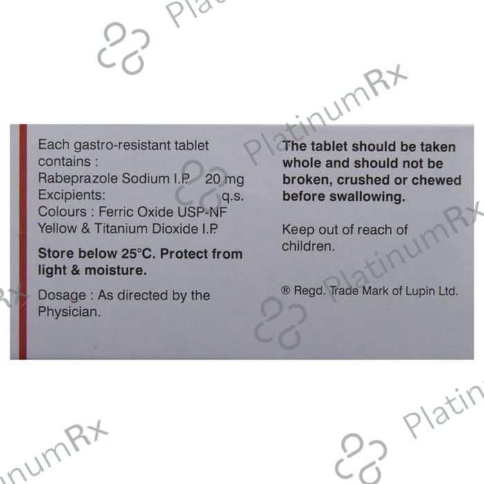 Rablet 20mg Tablet 15s
