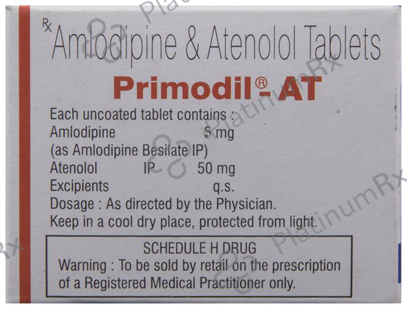 Primodil AT 5/50mg Tablet 10s