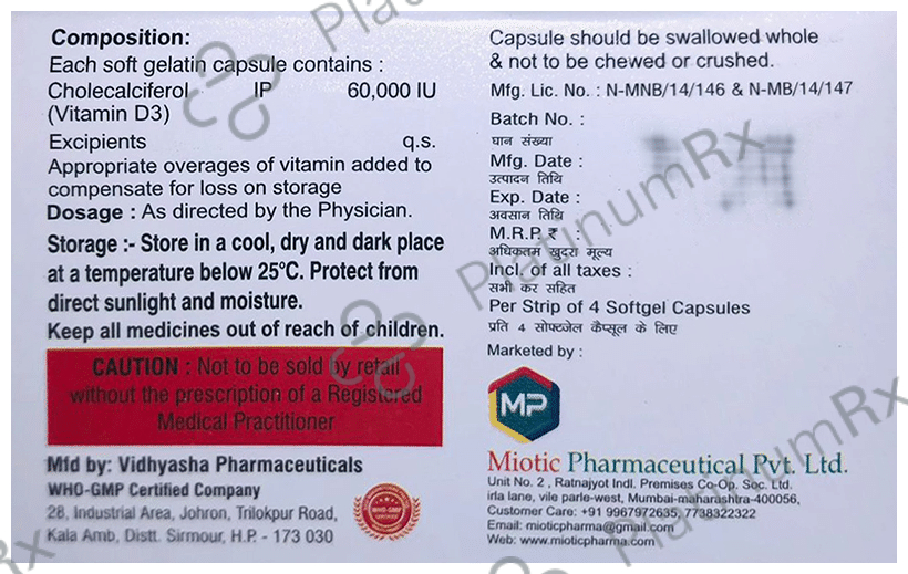 Miogold 60K Softgel Capsule
