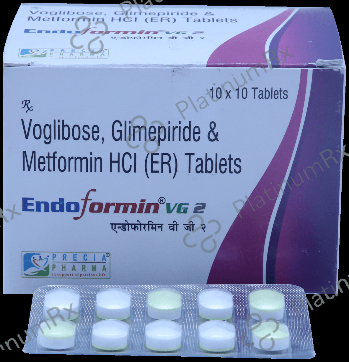 Endoformin VG 2mg/500mg/0.2mg Tablet ER