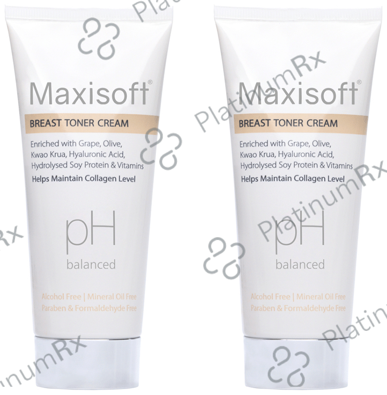 Maxisoft Breast Toner Cream (100gm Each) 2 Tubes