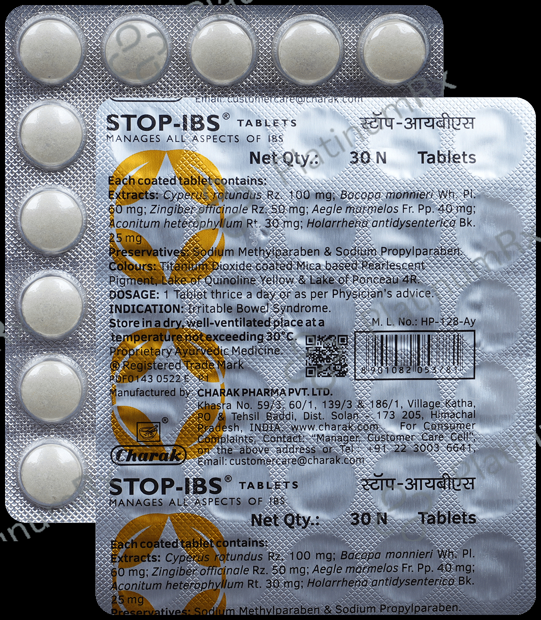 Stop-Ibs Tablet - Supports Digestive Health & Bowel Movement